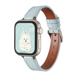 新品适用小米手环9pro手表带真皮8pro版手腕带6版红米watch5智能运动手表链redmiwatch4女生八九代高级感夏天