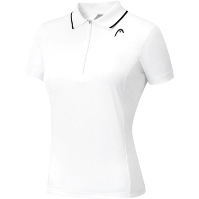 HEAD海德半开襟速干运动polo衫女