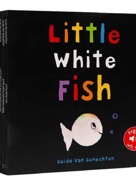 小白鱼绘本8册 Little White Fish 获奖英文绘本儿童英语启蒙海洋动物图画故事书亲子阅读 Guido Van Genechten0-6岁英文原版书籍