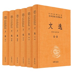 文选 全六册 精 中华经典名著全本全注全译 张启成 著 国学