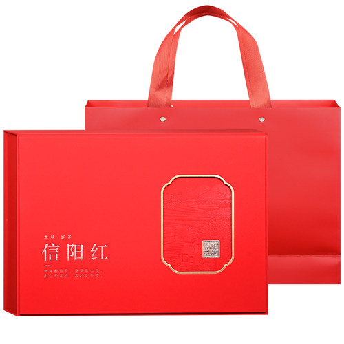 保银红茶礼盒装信阳毛尖2026新茶信阳红特级嫩芽500g送长辈