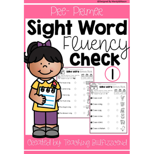 国外小学sight words高频词连线阅读理解fluency check worksheet