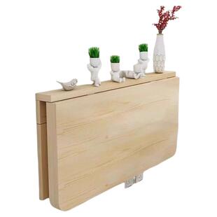 实木折叠桌挂墙桌餐桌学习桌壁挂桌书桌上墙可折叠厨房客厅收纳