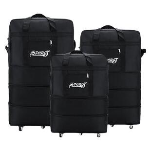 万向轮折叠行李包158航空托运包 超大容量出国留学搬家包旅行箱包