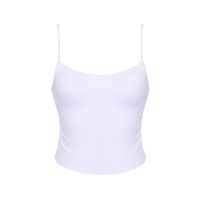 超火带胸垫吊带背心上衣