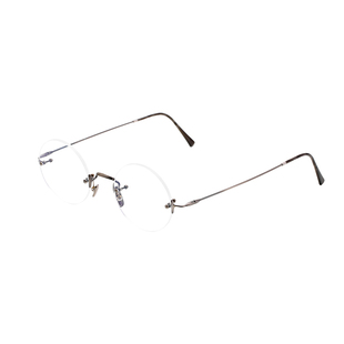 乔布斯同款眼镜Lunor德国无框眼镜架Classic Rund 支持上门试戴