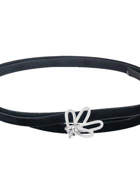 直营glamever白色花朵女锁骨链