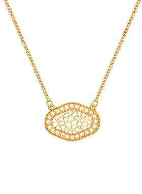 苏州博物馆海棠花窗小米珠项