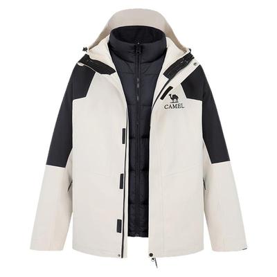 骆驼三合一外套可拆卸