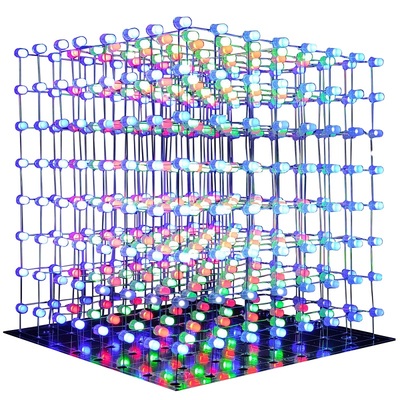乐涛3D8光立方DIY套件电子套件