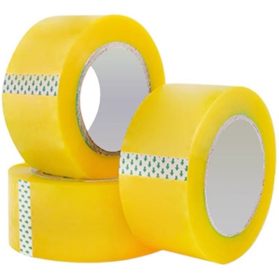 透明胶带透明高粘胶带批发米黄打包封箱交代带封口包装高粘度