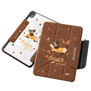 适用华为matepad115s保护套2026新款air12平板壳2025磁吸搭扣11.5英寸灵动款10.8全包pro/se11防弯10.4咖啡色