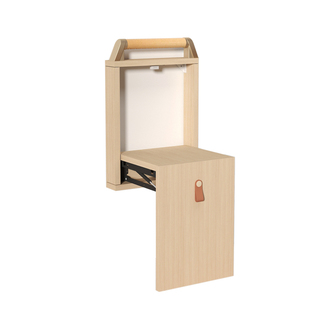 超薄隐形折叠换鞋凳壁挂式家用门口入户玄关进门实木伸缩穿鞋凳子