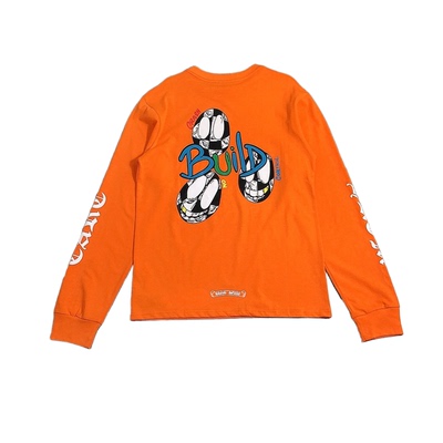 活出精彩十字架纯棉长袖T恤