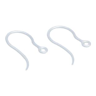 树脂耳钩透明隐形 自制耳钉配件 耳夹diy材料耳饰耳勾耳坠养耳洞