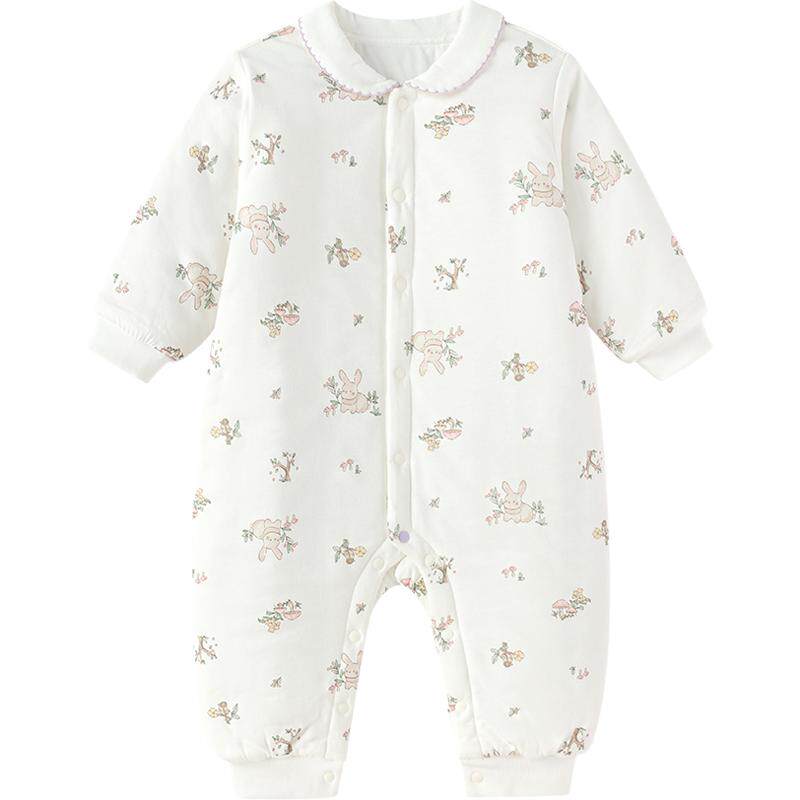 巴拉巴拉宝宝连体衣新生儿衣服冬