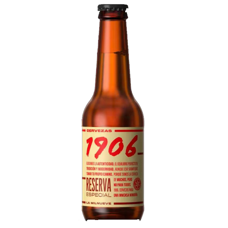 西班牙进口啤酒1906珍藏版15麦芽度330ml整箱埃斯特拉高浓度精酿