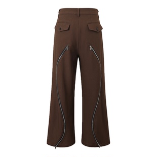 【限时福利价】Pointless 24SS S型拉链响尾蛇拉链羊毛西裤休闲裤