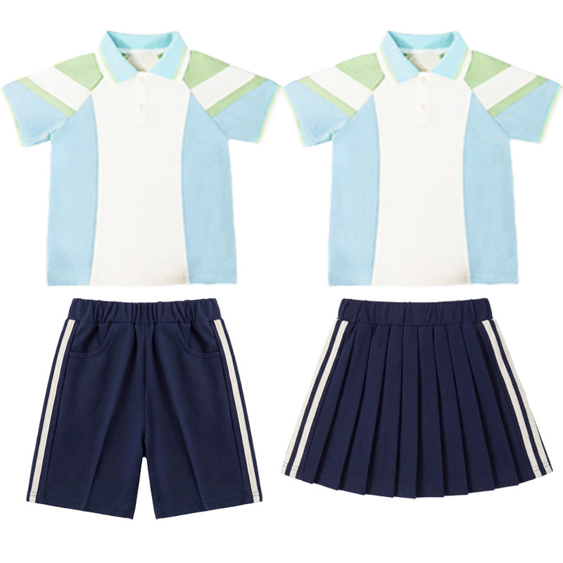 六一儿童节表演服夏季小学生班服校服园服合唱毕业照学院风演出服