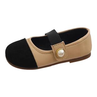 软底真皮女童国风小皮鞋2026年春季新款小女孩旗袍古风中式汉服鞋