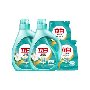 【下拉享补贴】立白洗衣液整箱12斤茶籽除菌除螨6KG