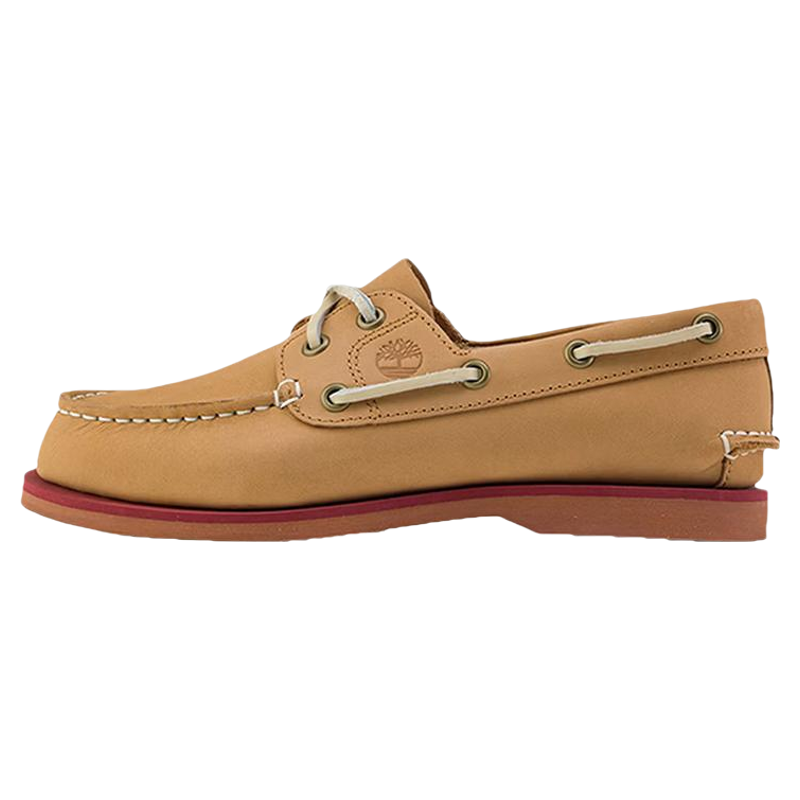 Timberland添柏岚户外女鞋真皮休闲二眼船鞋乐福鞋徒步鞋|A2Q9X