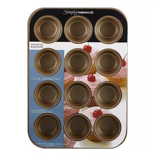 美国进口食品不粘锅涂层碳钢烤盘高档蛋糕模具Muffin cake马芬杯