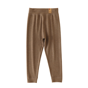 德绒胖童保暖裤加肥加大秋冬季男童秋裤加厚女童高腰蚕丝羊绒棉裤