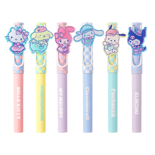 广博三丽鸥热敏可擦钢笔小学生专用练字笔儿童库洛米钢笔小学生三年级蓝色可换墨囊硬笔书法玉桂狗高颜值文具