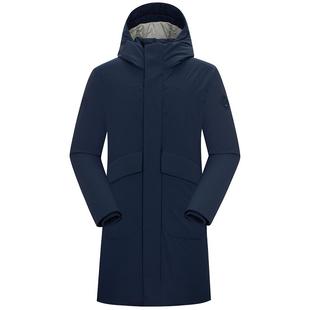 LAFUMA乐飞叶户外秋冬防泼水蓄热保暖鹅绒连帽运动防寒羽绒服男