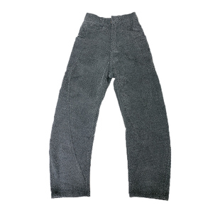 2025冬季高端小香风阔腿直筒运动休闲裤男宽松轻奢长卫裤子加绒潮