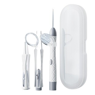 儿童发光耳勺带灯可视挖耳神器宝宝安全专用硅胶软头带灯采耳工具