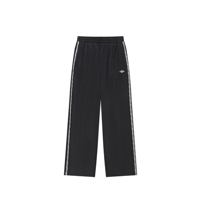 umbro茵宝官方运动梭织长裤百搭裤脚松紧可调节休闲直筒裤男裤