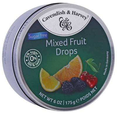 嘉云德国无糖什锦水果糖