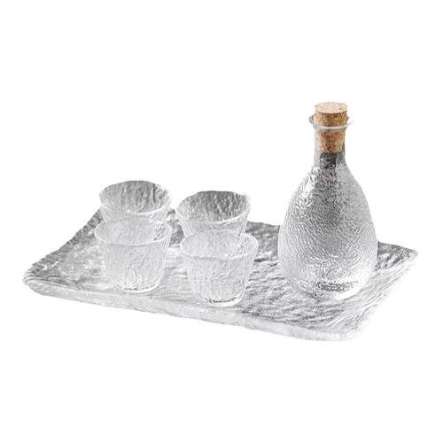 冰露清酒杯日式小酒杯温酒器套装玻璃清酒具烈酒白酒杯小酒壶酒盅