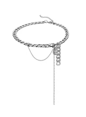 链条时尚夸张项链锁骨链女