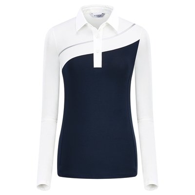 高尔夫球女士长袖polo衣服