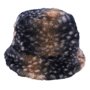 25年秋冬帽子女帽时装帽毛绒渔夫帽加绒保暖盆帽韩版休闲帽绒绒帽