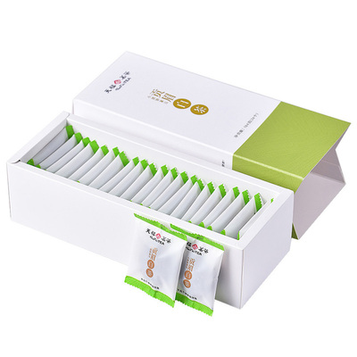 天福茗茶 贡眉白茶团饼 福鼎紧压白茶叶便携装外出旅行小包袋184g