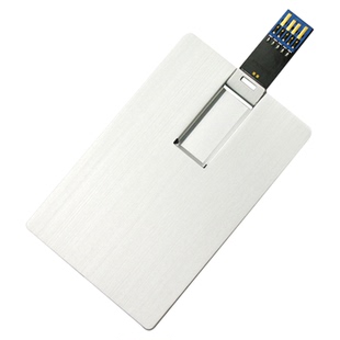 3.0高速64gu盘32g16g金属卡片usb礼品办公招标diy名片彩印8g优盘