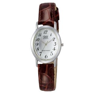 Citizen/西铁城Q＆Q猎鹰时尚复古皮带金盘小方表女士圆表VZ89-305