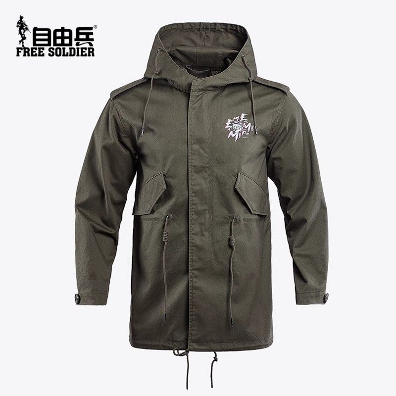 自由兵M51风衣中长款防风保暖