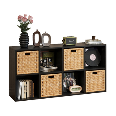 洛霖旗舰店实木格子电视柜组合柜