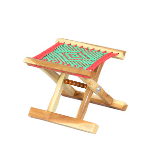 实木枣木马扎家用枣木红芯马扎山东马扎子户外便携折叠小马扎凳子