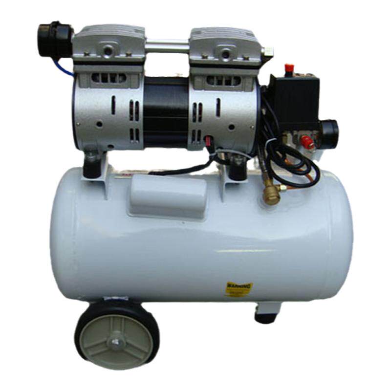 上海1524风豹550W静音无油空压机冲气泵空气压缩机喷漆喷画泵24L