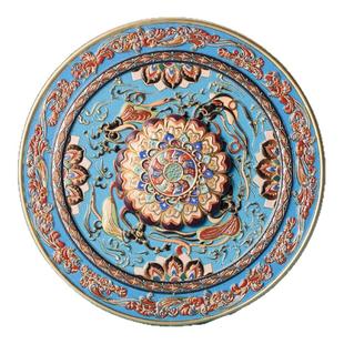 敦煌研究院藻井金属旋转小镜子文创随身镜化妆镜手持便携女生礼物