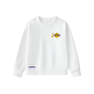 NBA联名儿童运动卫衣2026春季新款SOFTFIRE男童韩版休闲圆领上衣