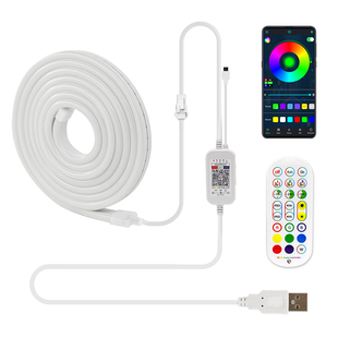 usb幻彩声控灯条5V已接入米家智能变色跑马led电竞桌rgb氛围灯带