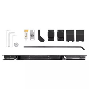 固特二代内推巴士平移门轨道卧室衣帽间隐形房门推拉平面滑轨五金