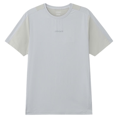 蜘蛛春夏男弹力舒适短袖圆领T恤